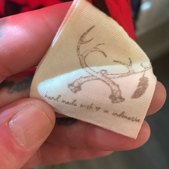 SOLD💋spell black opium beaded kimono with tassels - Picture 11 of 12